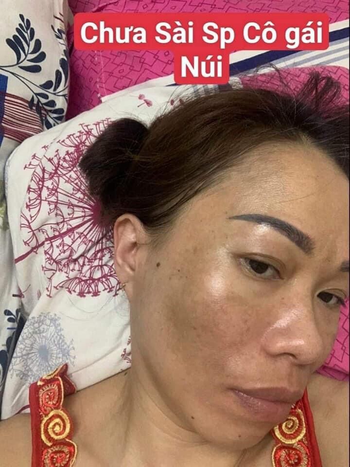 Mặt nạ cao lá rừng cô gái núi