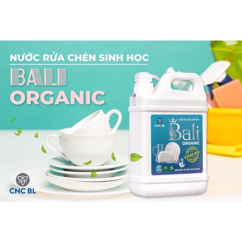 (SALE SỐC) NƯỚC RỬA CHÉN SINH HỌC BALI KHÔNG MÙI (1600ML)