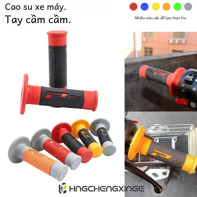 Đa Năng Xe Máy Tay Lái Rút Nhanh Mashroom Tay Cầm Xoắn Gel Motocross Tay Cầm Phụ Kiện Cho Pitbike Mx Emig