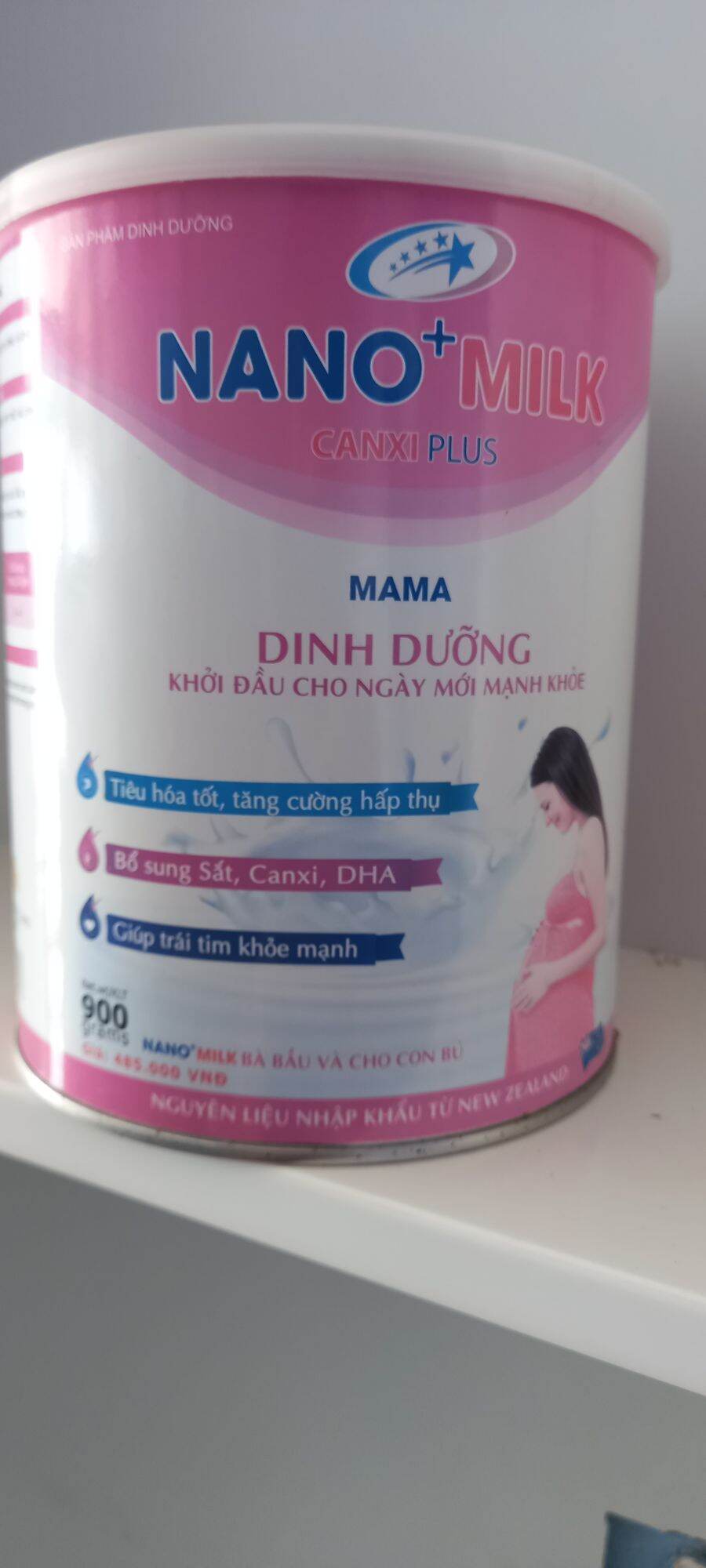 Sữa Nano milk mama 900g. Tiêu hóa tốt, tăng cường hấp thụ. Bổ sung sắt, canxi, DHA. Giúp trái tim khỏe mạnh.