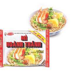Combo 5 gói mì tôm hoành thánh (Mỗi gói 75g, Date mới 8 tháng).
