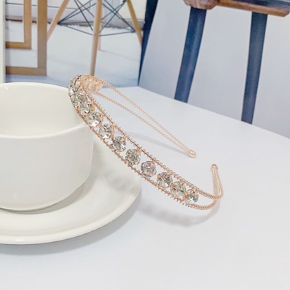 Băng đô tóc đính đá lấp lánh - Cài tóc cho cô dâu - Arora boutique