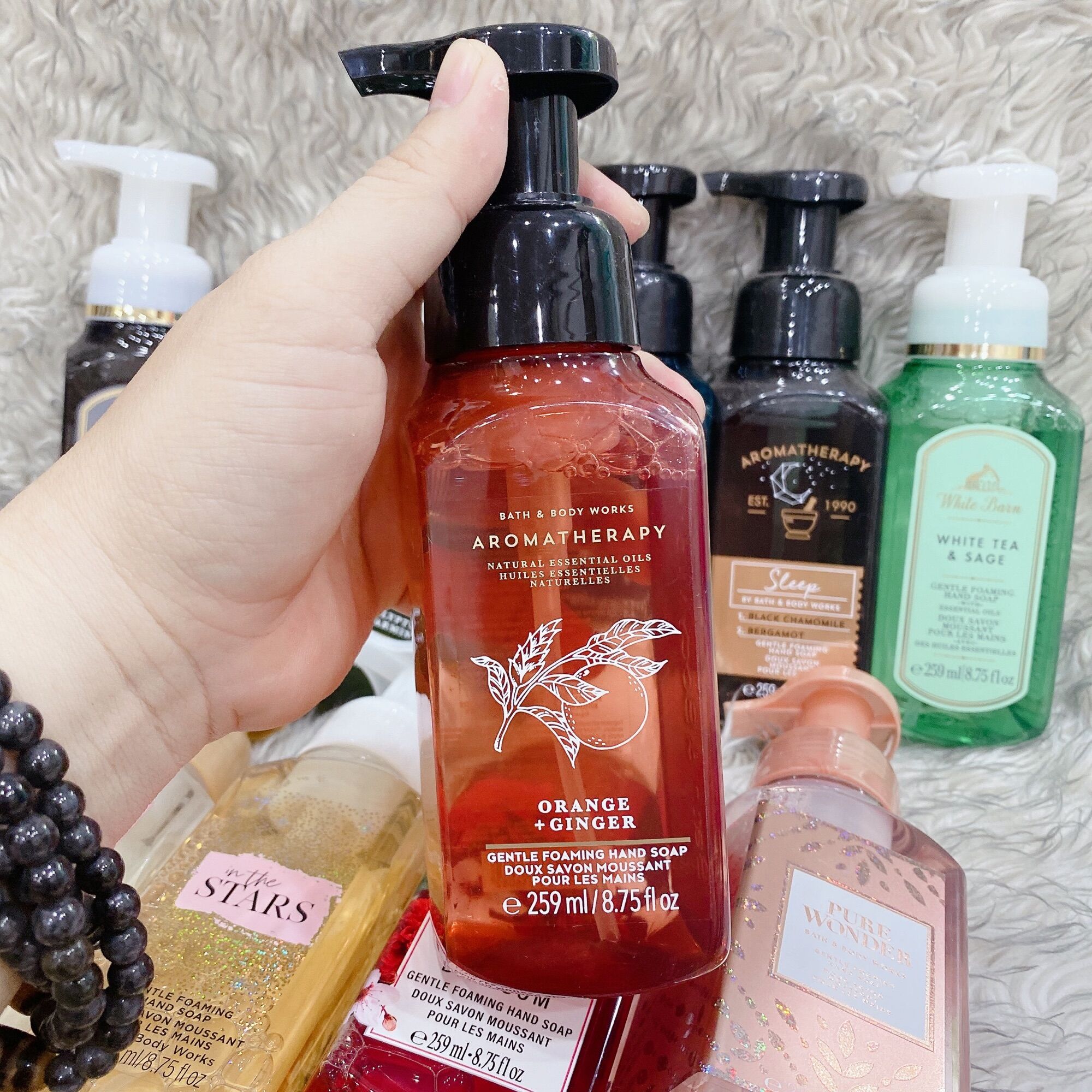 nước rửa tay tạo bọt bath & body works