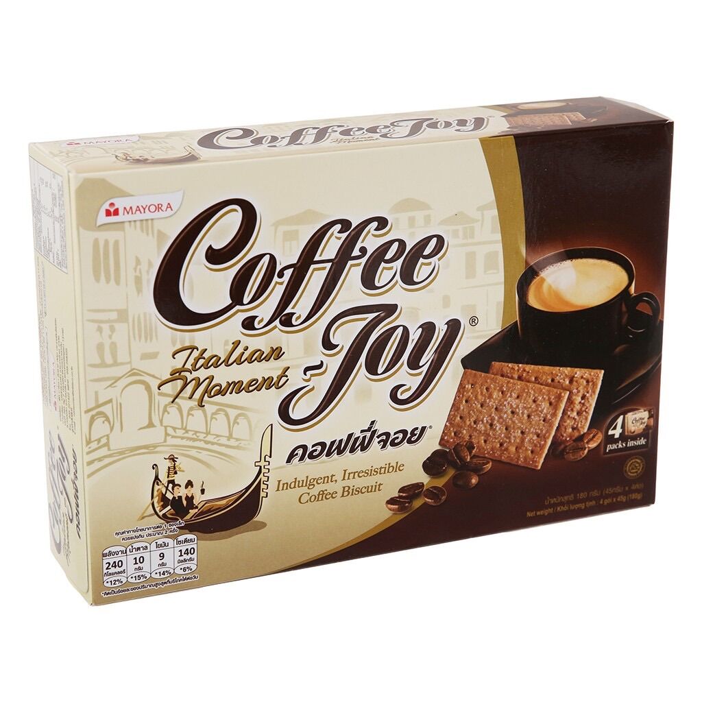 COMBO 4 GÓI BÁNH QUY VỊ CAFE COFFEE JOY
