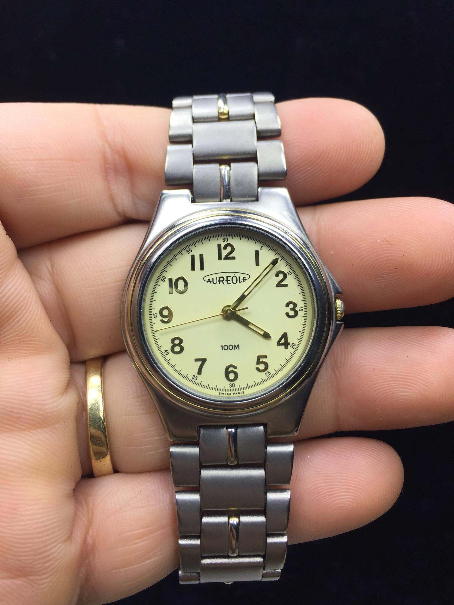 ⌚️Đồng hồ Si Nam Titanium hiệu Aureole, máy Thụy Sĩ🇨🇭