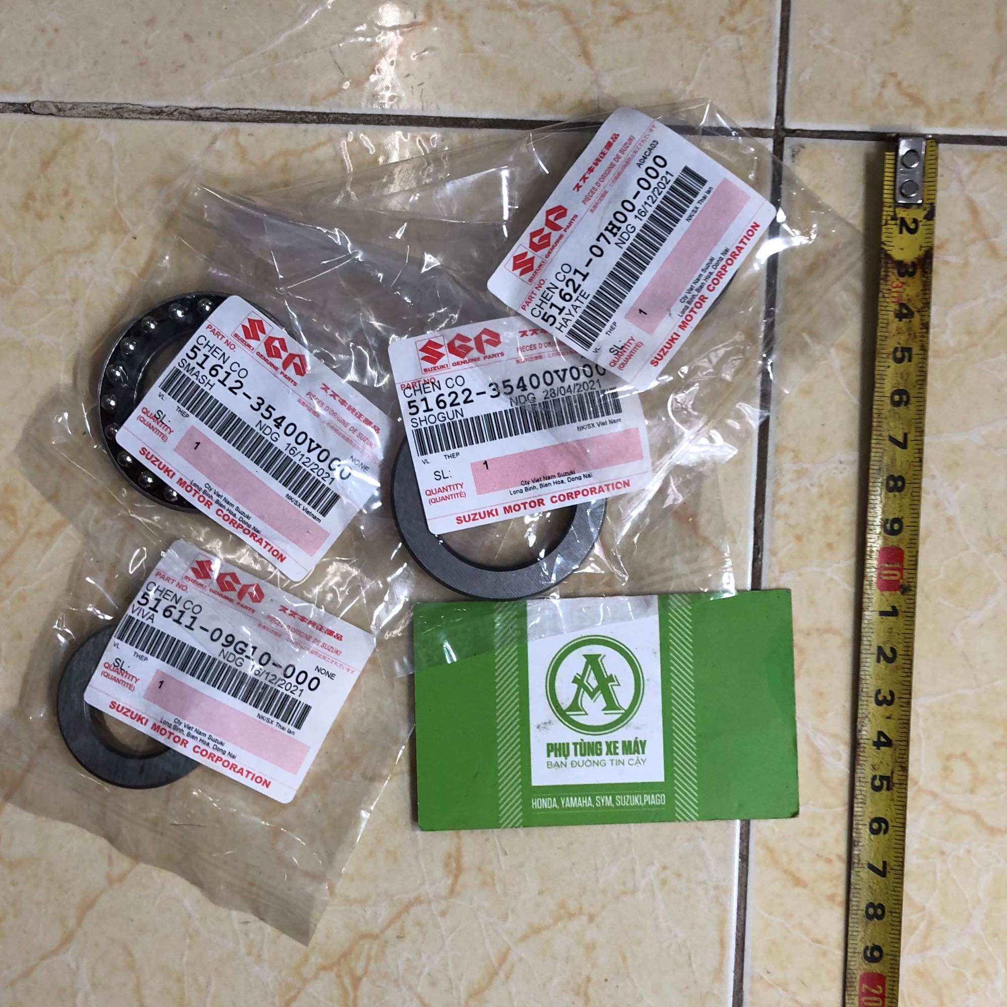 Combo full bộ chén cổ viva hayate xbike axelo smash / shogun zin suzuki chính hãng