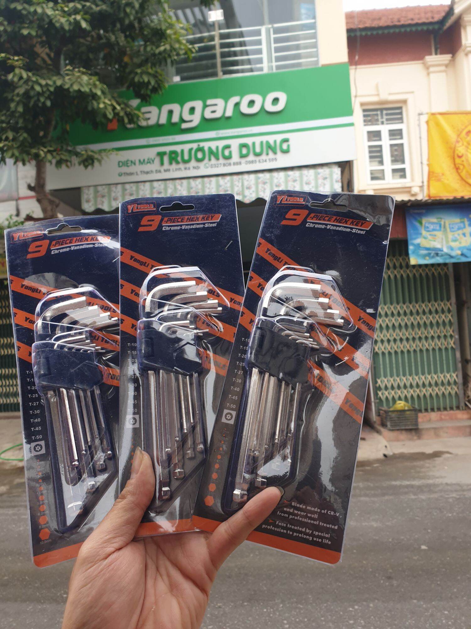 Bộ lục giác 9 món 1 đầu bi