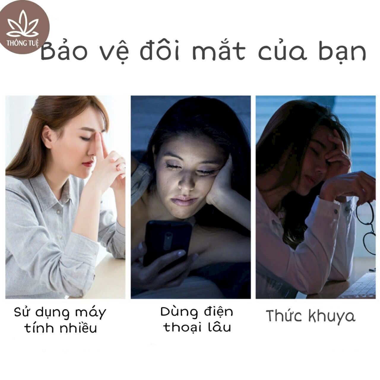 Túi Chườm Mắt Thảo Dược - Massage Mắt 3 chế độ