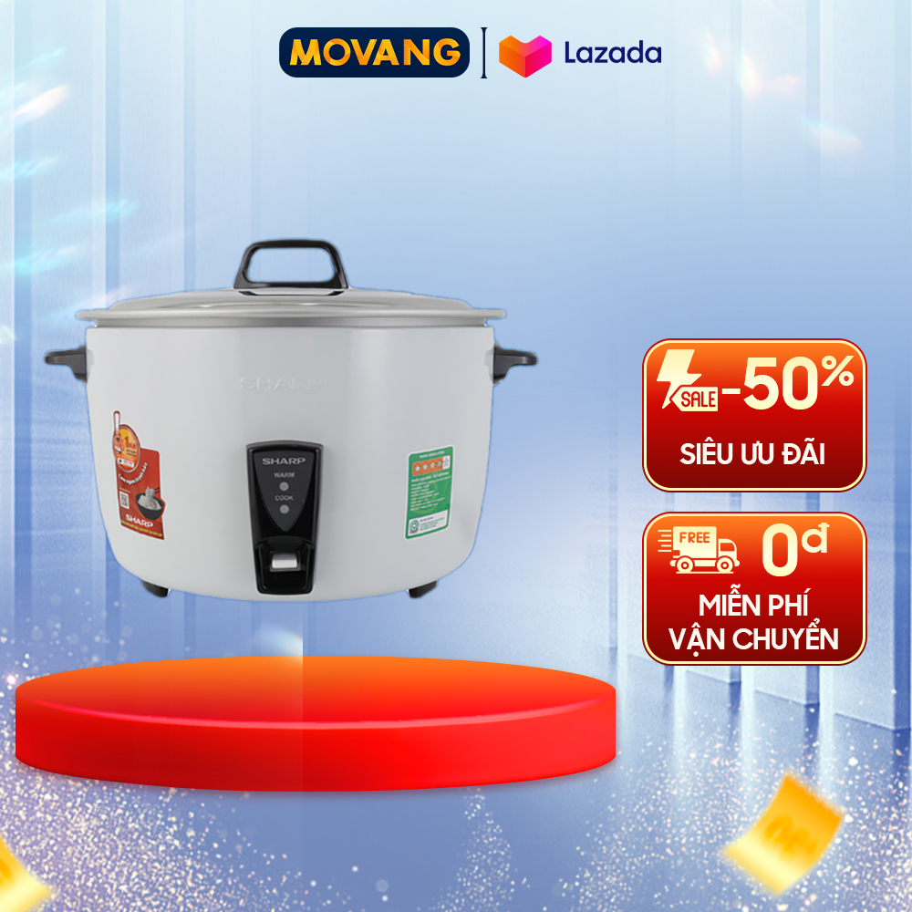 - nồi cơm điện sharp 7 lít ksh-d77v - nấu / giữ ấm cơm