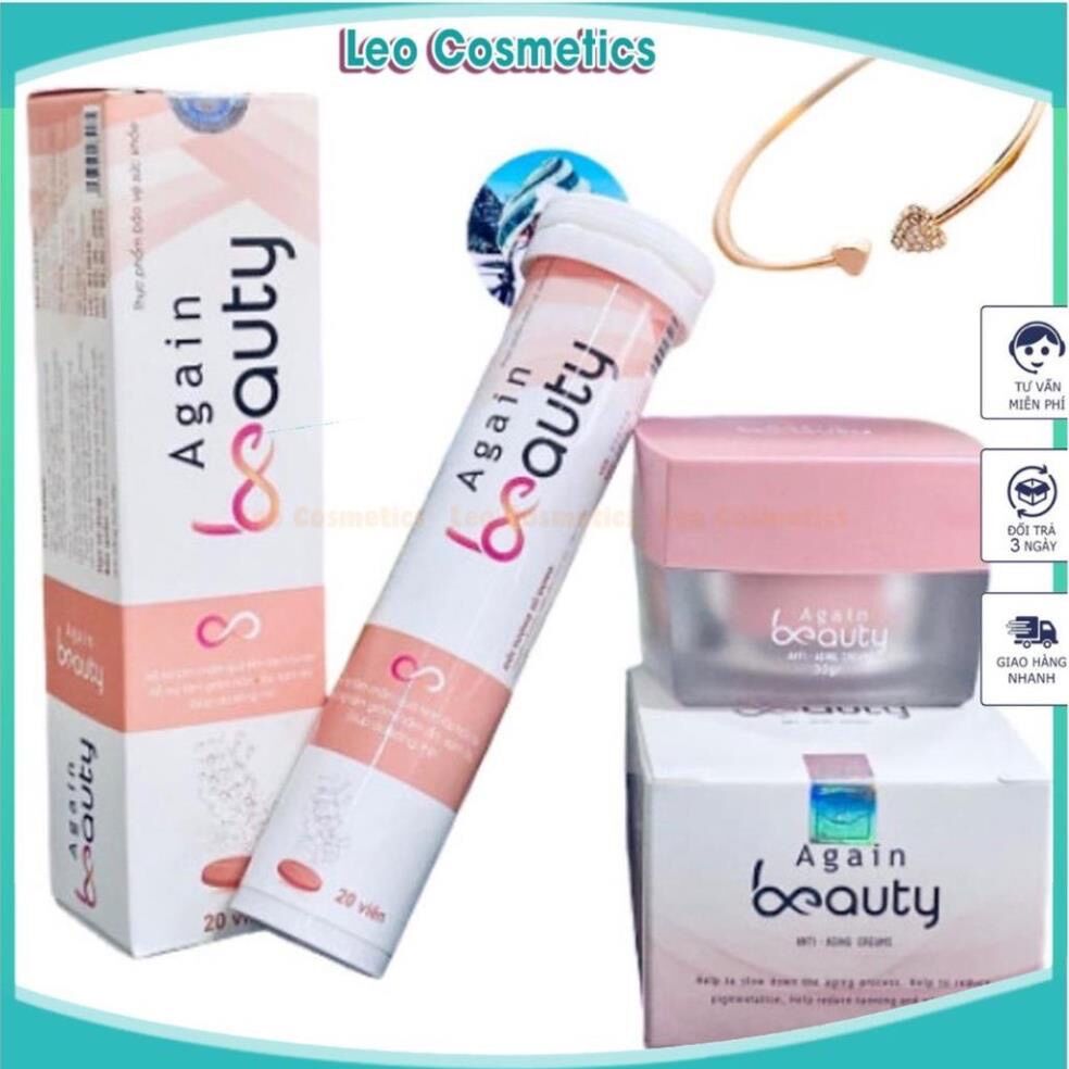Bộ kem Again Beauty Colagen Chống lão hóa da, sạm da, nám, khô da