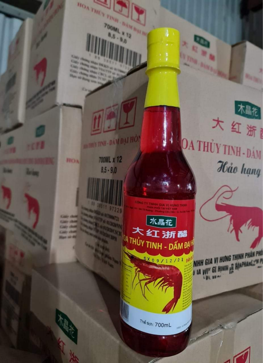 Giấm hồng 750ml