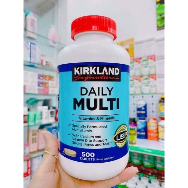 Kirkland Daily Multi Vitamins and Minerals 500 viên