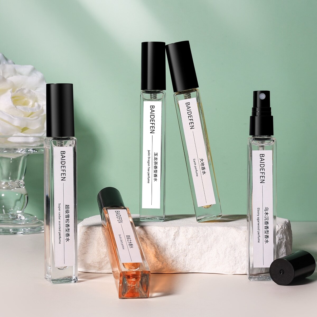 BAIDEFEN Nước Hoa Nhập Khẩu 10ml Hương Thơm Lâu Dài 4-6 Giờ Tiện Lợi Cho Mọi Hoạt Động Hàng Ngày