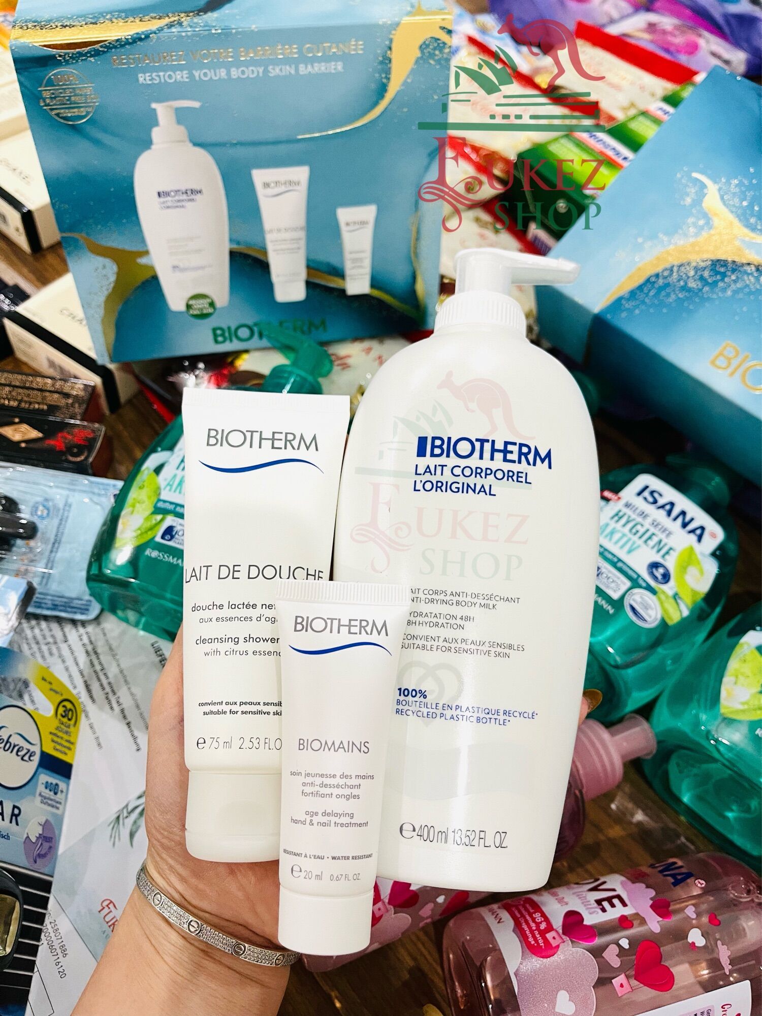 Set dưỡng da cấp ẩm dịu nhẹ Biotherm Đức