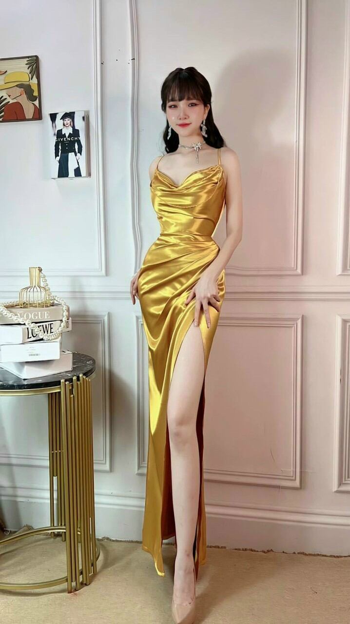 ĐẦM BODY CỔ ĐỔ KẾT CHUỖI