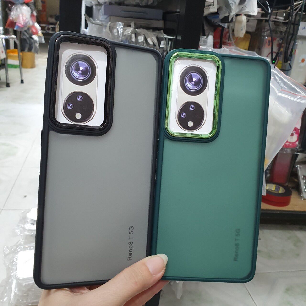 Ốp lưng dẻo silicon viềng Oppo Reno 8T 5G
