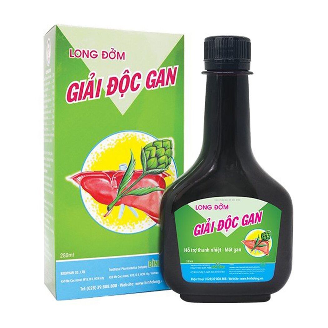 Long đởm Giải độc gan - 280ml - hỗ trợ thanh nhiệt, mát gan