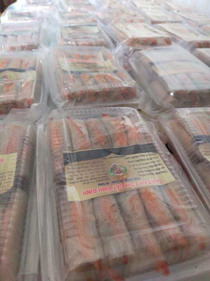 0,5kg Chả ram Tôm đất (30 cuốn, hỏa tốc tphcm)