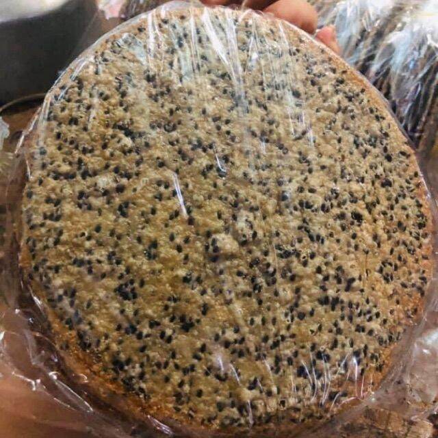 Bánh Đa Vừng Đen (combo 10 bánh chín nướng than)