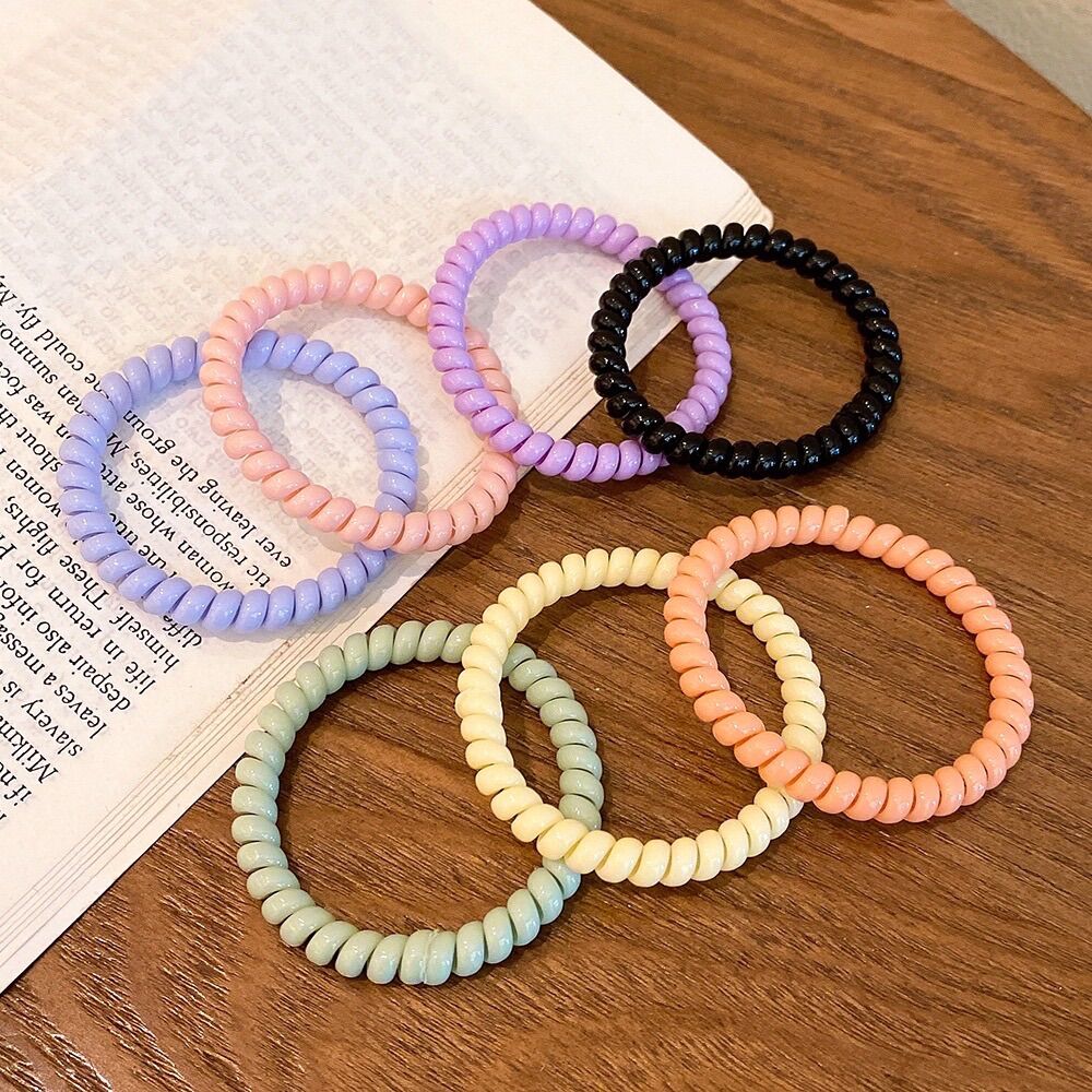 🍓Combo 5 Sợi dây Cột Tóc LÒ XO co giãn
