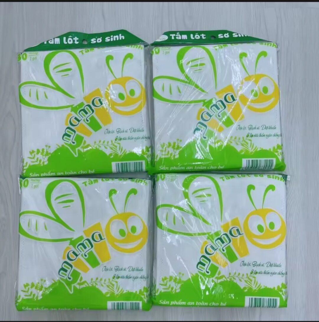 Combo 5 bịch tấm lót sơ sinh Mama (30 miếng/ gói)