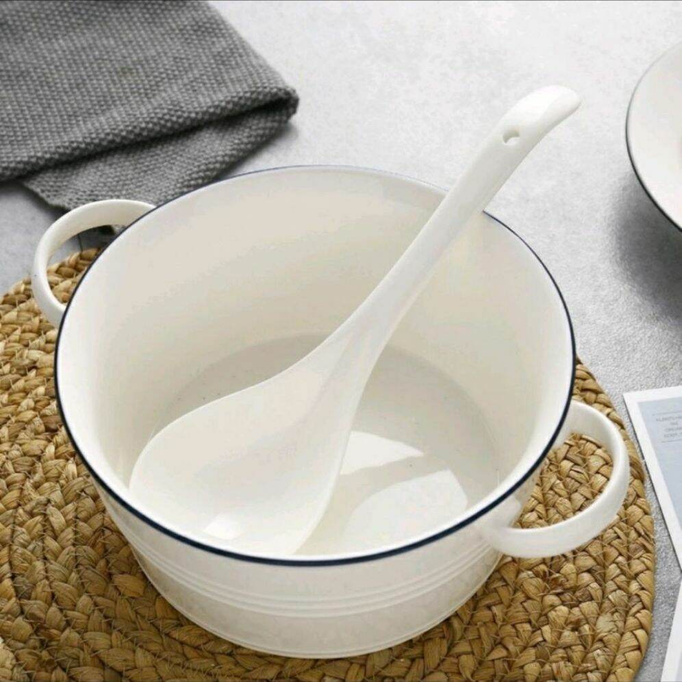Muỗng múc canh gốm sứ