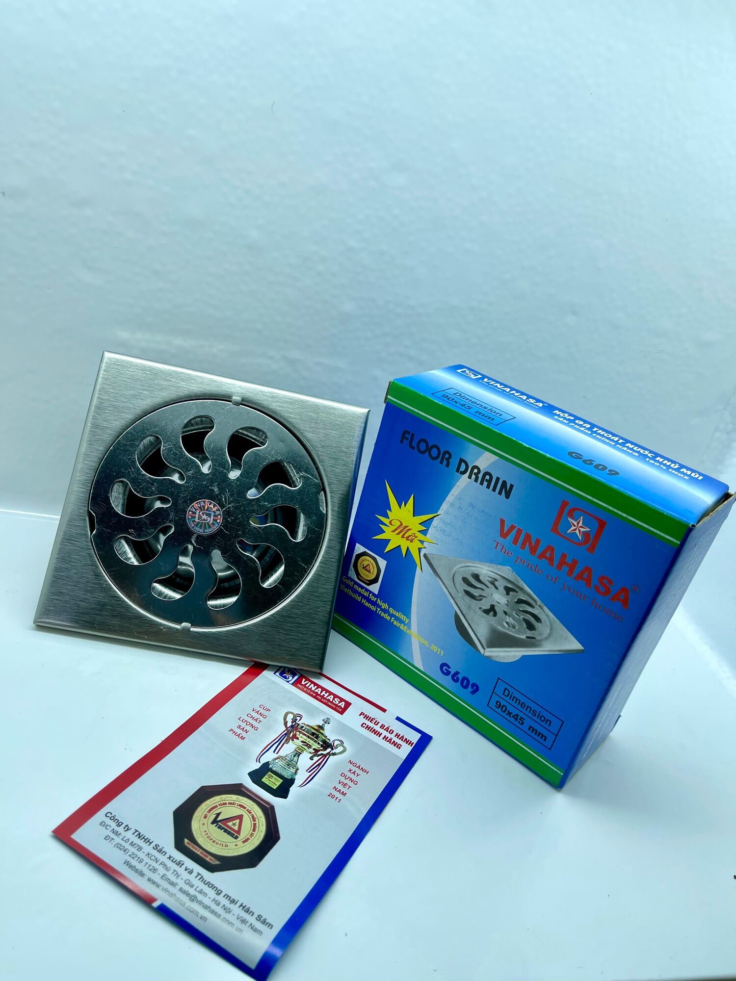 Ga Thoát Sàn VINAHASA-INOX- đủ kích cỡ(60-76-90-110)