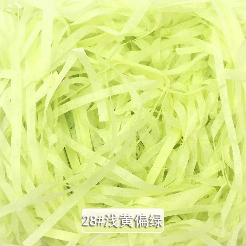 (200g) Giấy rơm giấy vụn lót hộp quà tặng nhiều màu