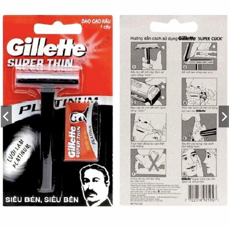 Dao cạo râu Gilette kèm lưỡi lam