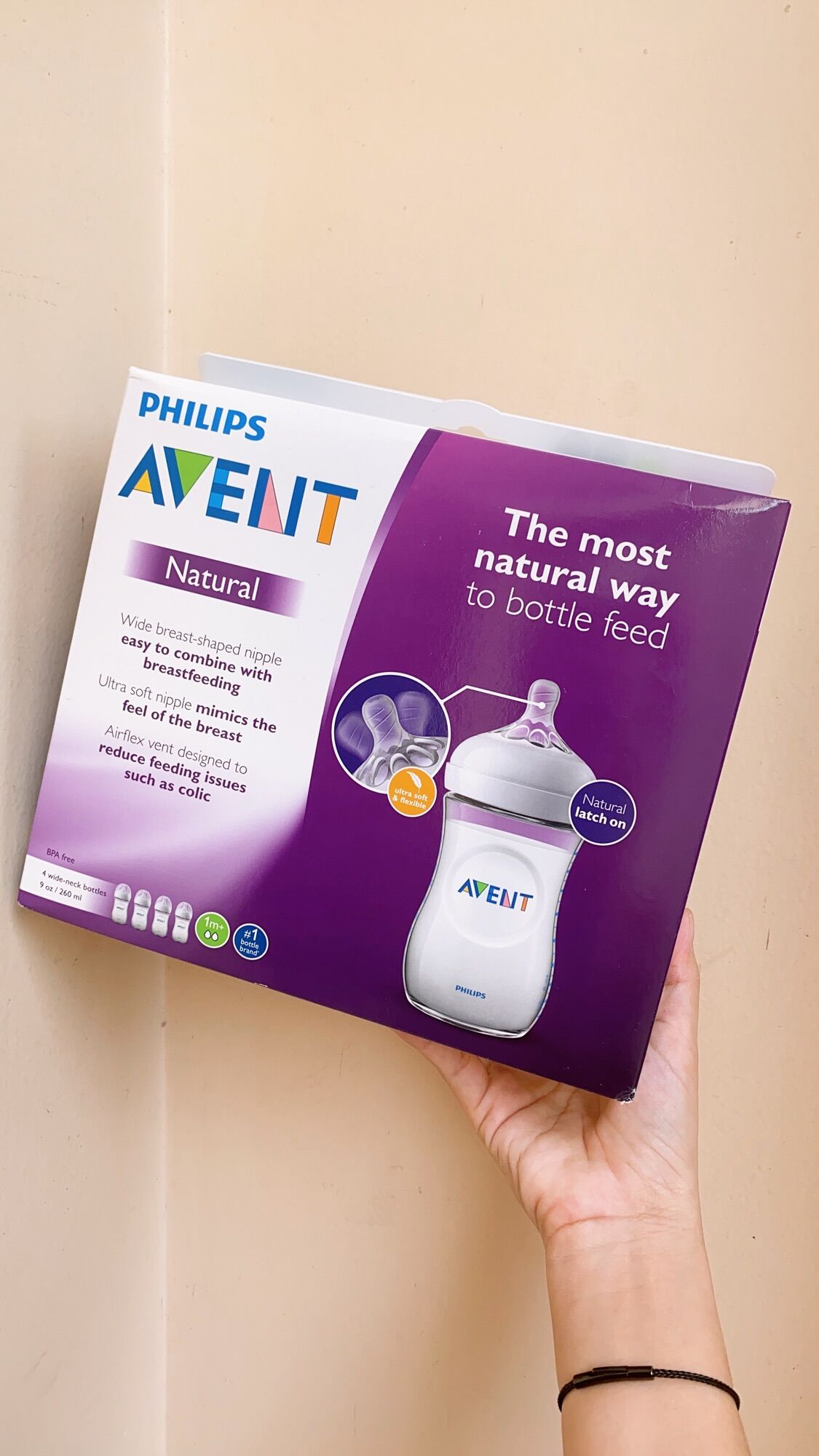 Bình sữa Philips Event Natural núm ty siêu mềm