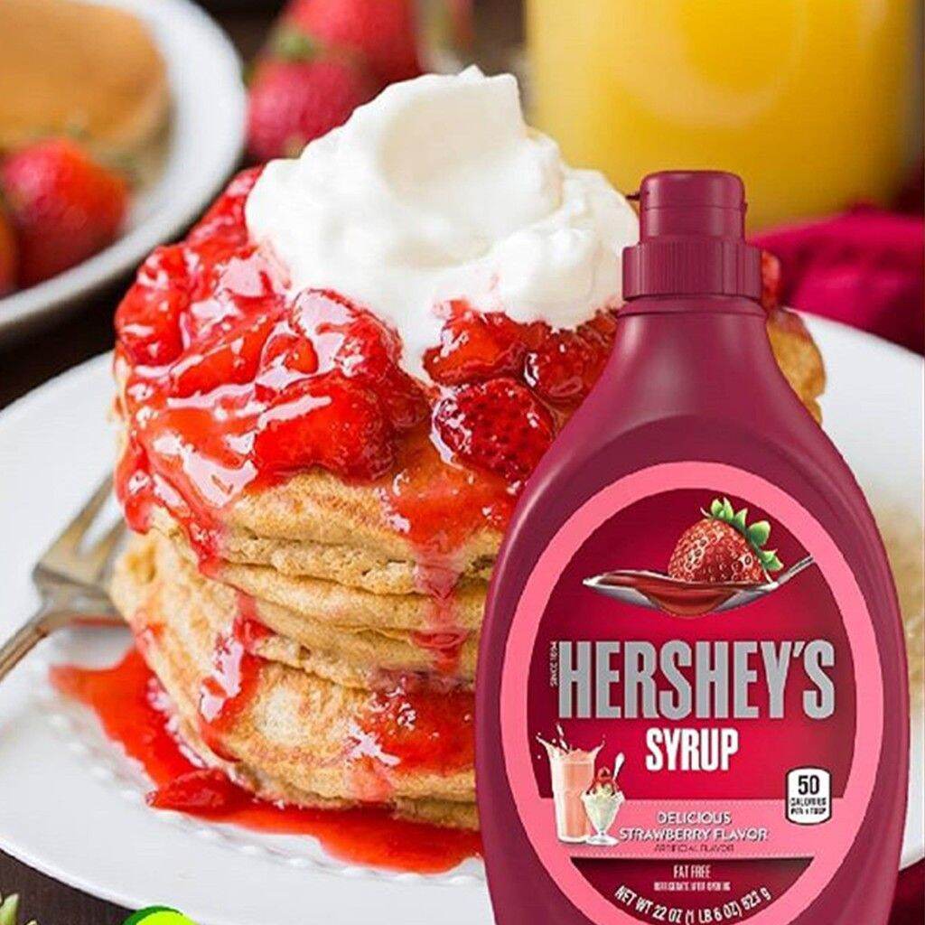 Sốt topping Si-rô Hershey's Strawberry (dâu) 623g