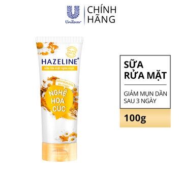 SỮA RỬA MẶT HAZELINE NGHỆ HOA CÚC 100g