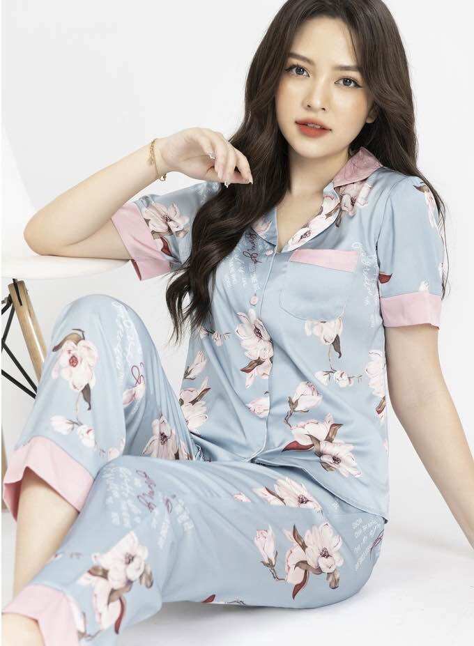 Bán rập giấy đồ bộ pyjama(quần dài áo tay ngắn)
