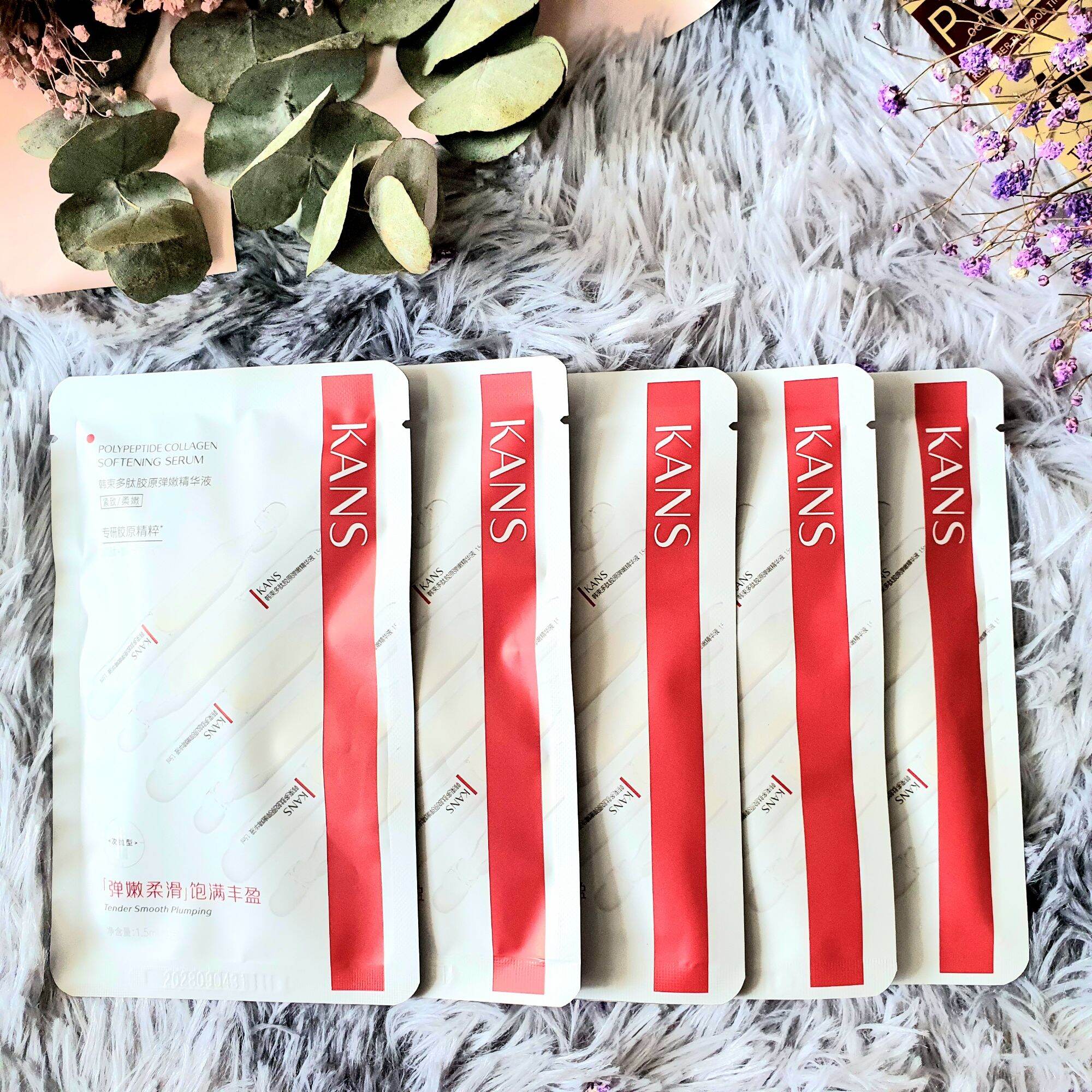 Cặp Toner Lotion Kans đỏ - Collagen Polypeptide