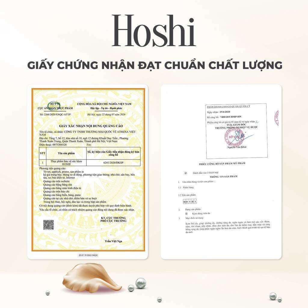 [MUA 2 TẶNG 2] Bộ mờ nám, trắng da Hoshi Nhật Bản ( Tặng 1 Sủi và 1 KCN Hoshi)