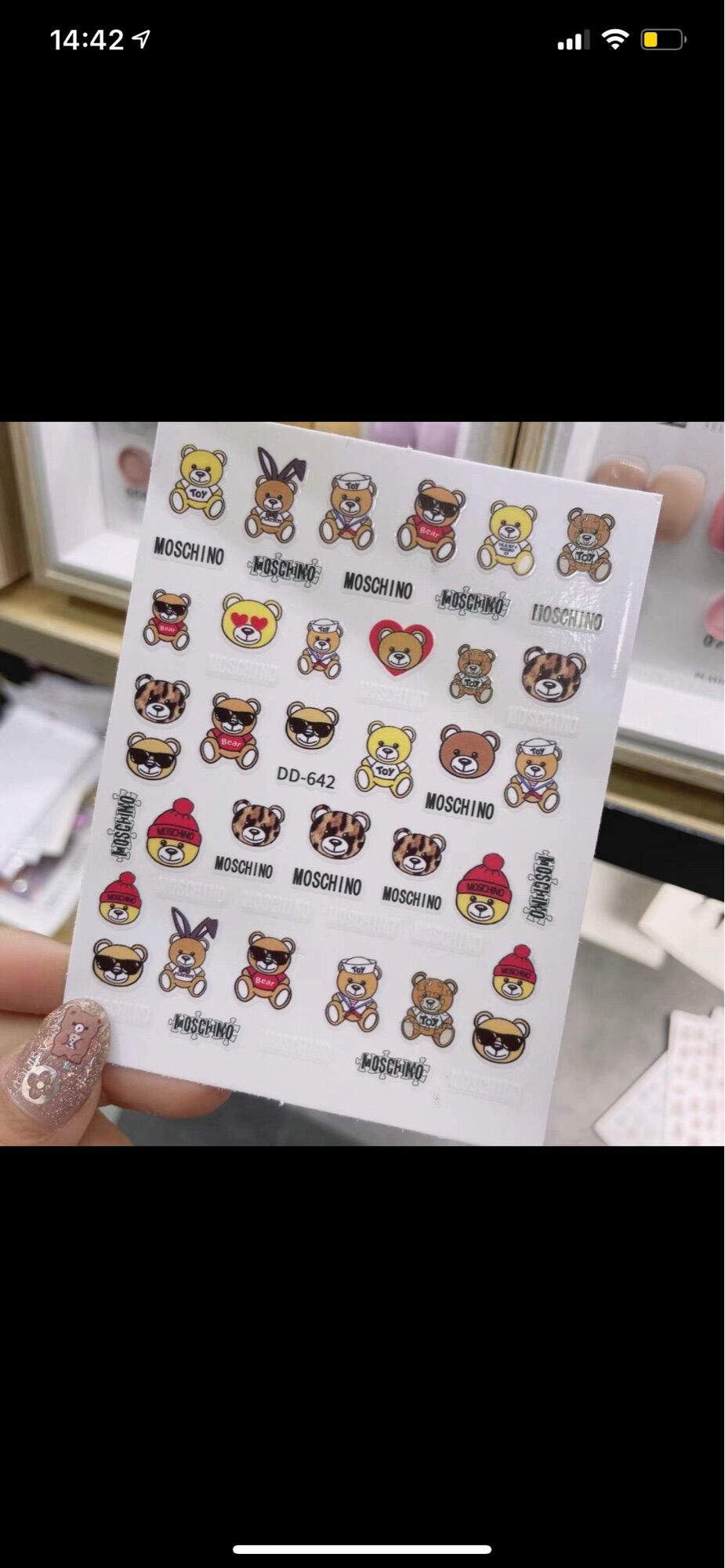 Decal sticker dán móng tay