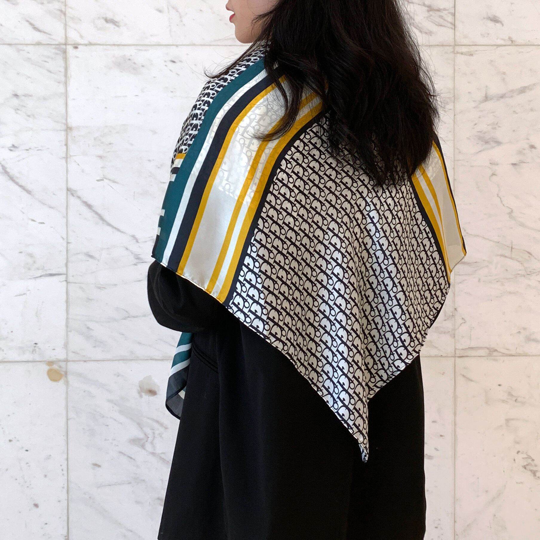 Khăn lụa quàng cổ 90x90cm , khăn lụa dài, khăn choàng lụa, khăn choàng dáng dài cao cấp, khăn mùa đông cho nữ- Quà tặng ý nghĩa cho phái đẹp K-13