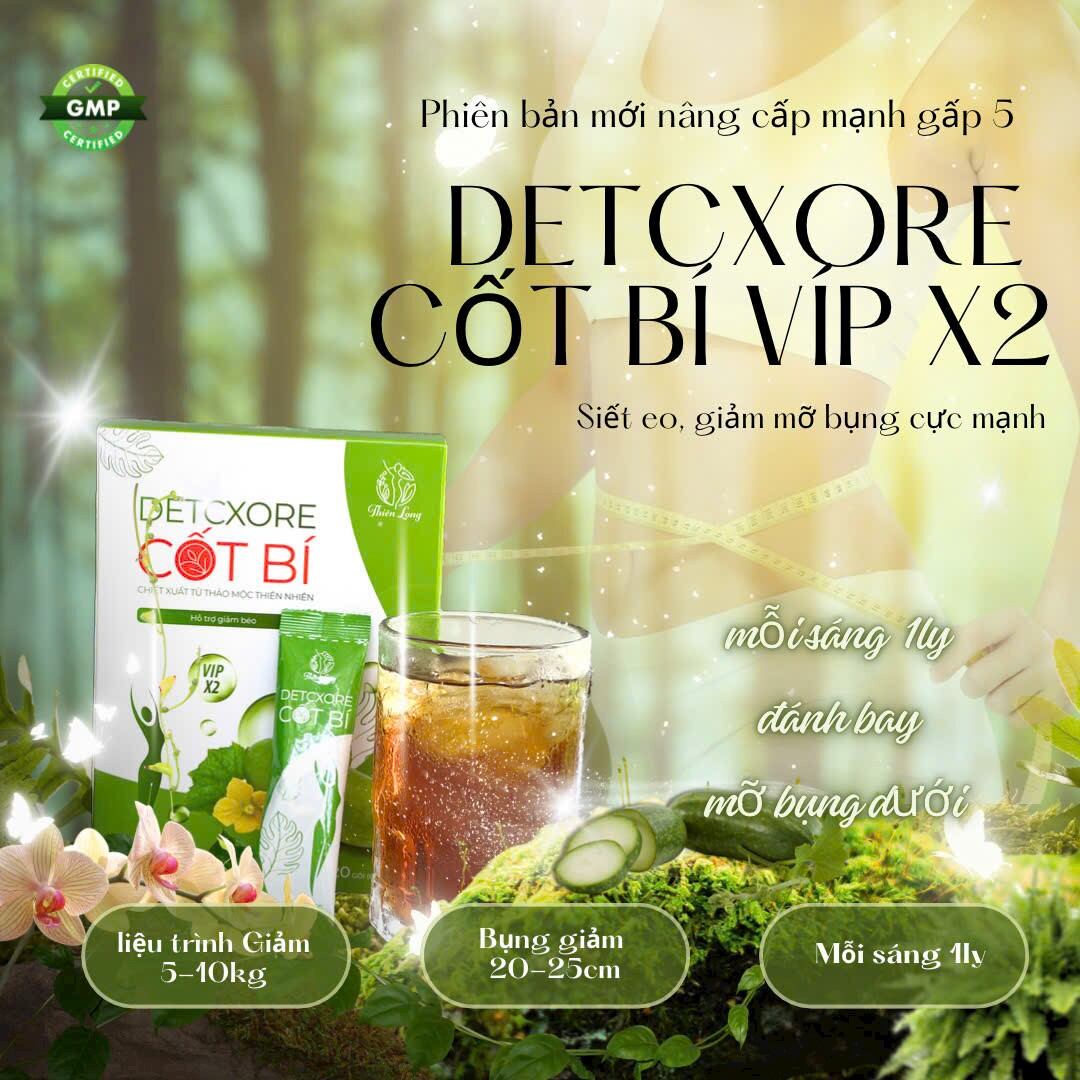 Trà Bí Đao Giảm Cân Thiên Long Vip 2 Hộp 20 gói