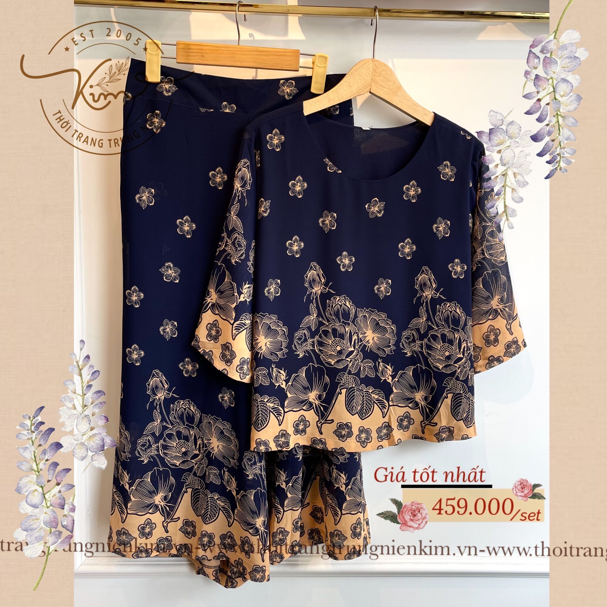 Set voan trung niên cao cấp Bigsize