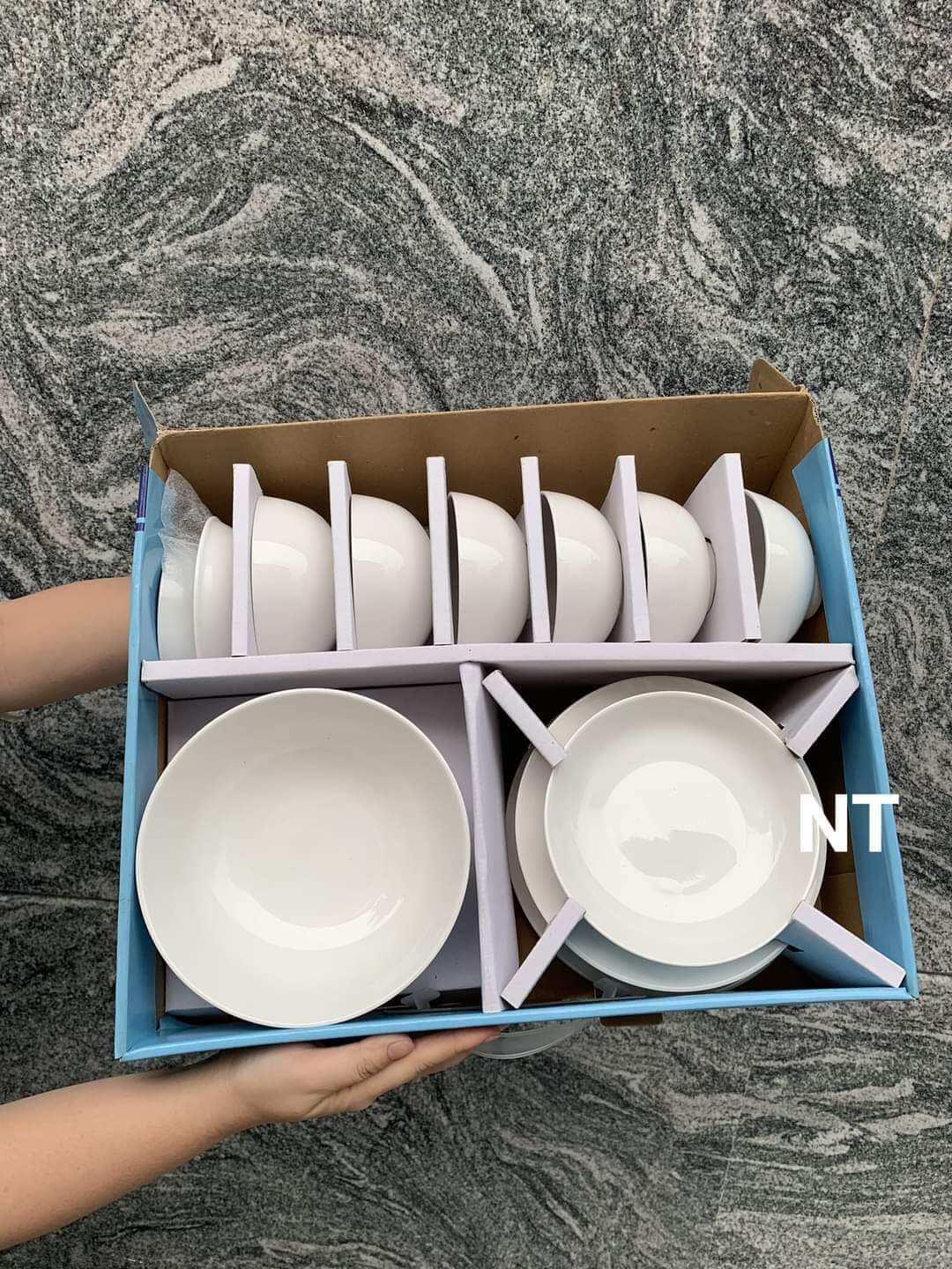 bộ chén 12 món minh châu cao cấp