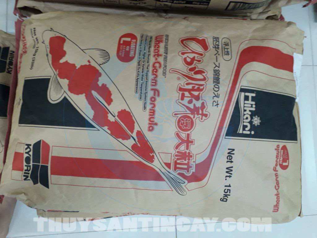 Cám cá koi hikari wheat germ bao 15kg