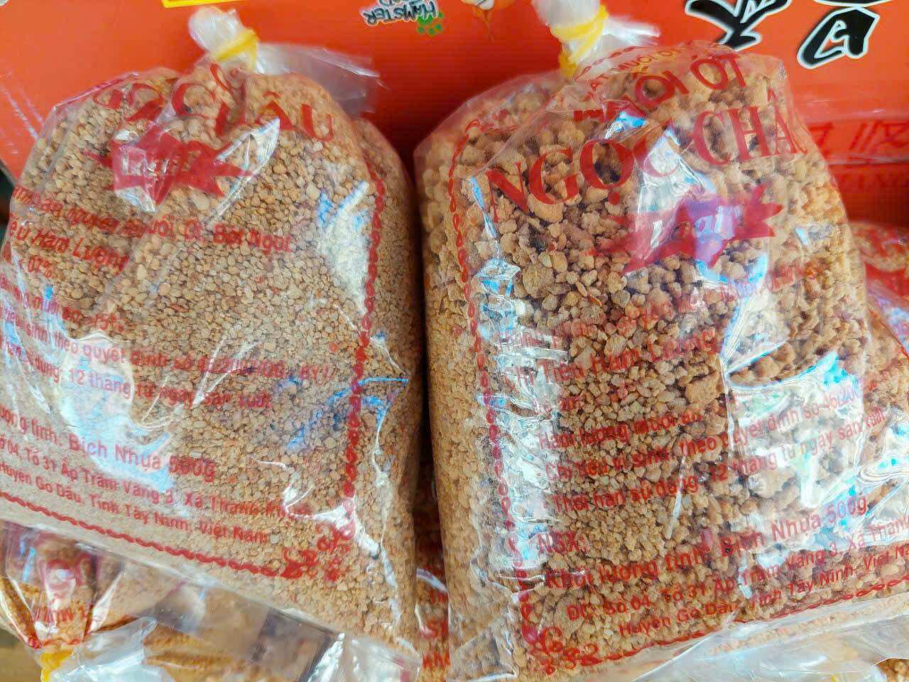 Bịch 500g muối sấy tây ninh thơm ngon