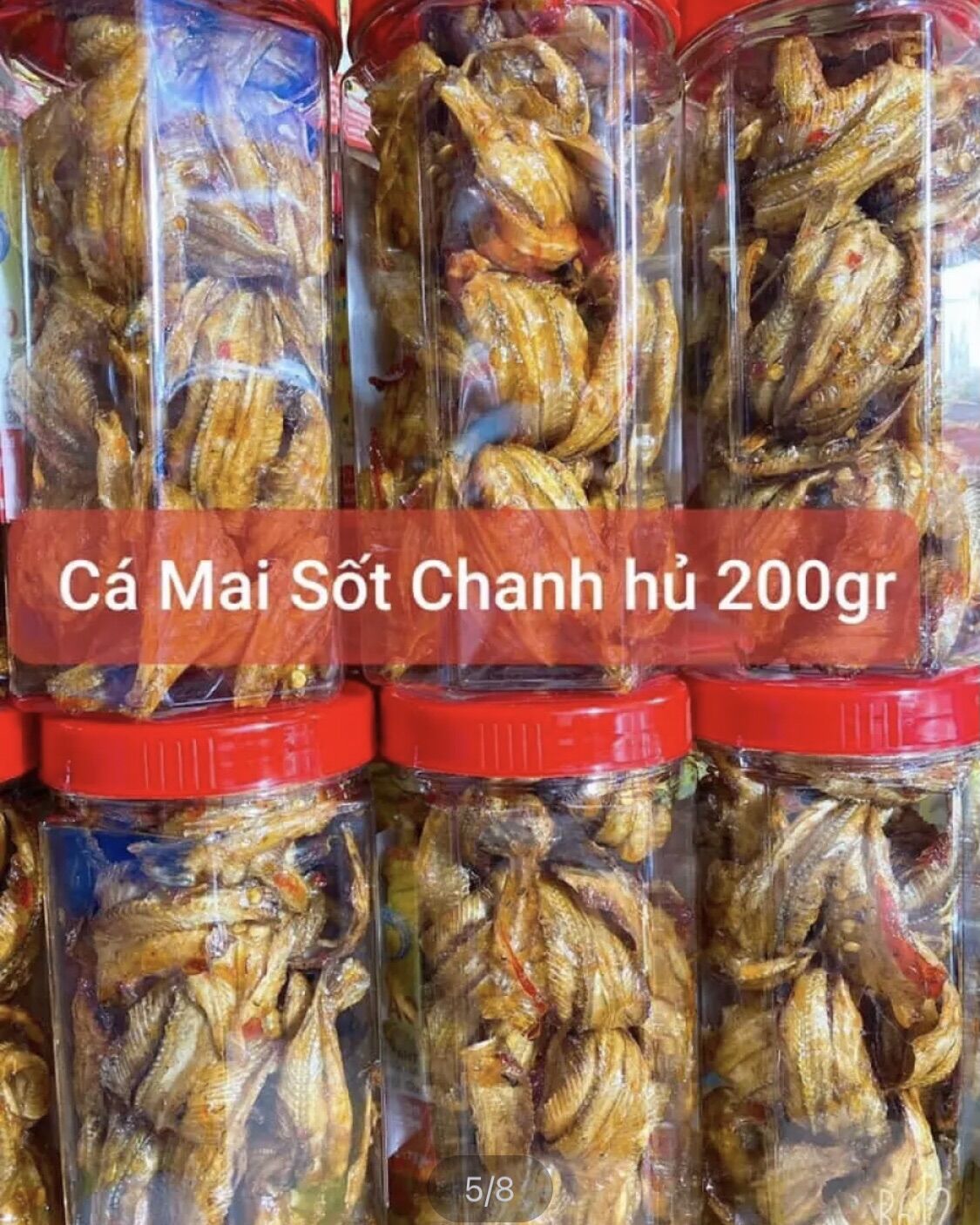 Cá mai sốt chanh đóng hộp
