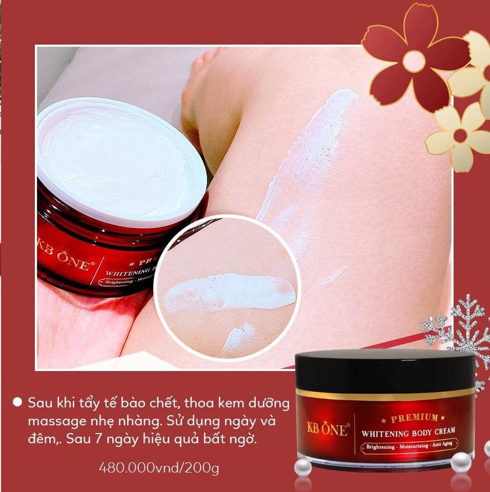 Body trắng da kb one 200g
