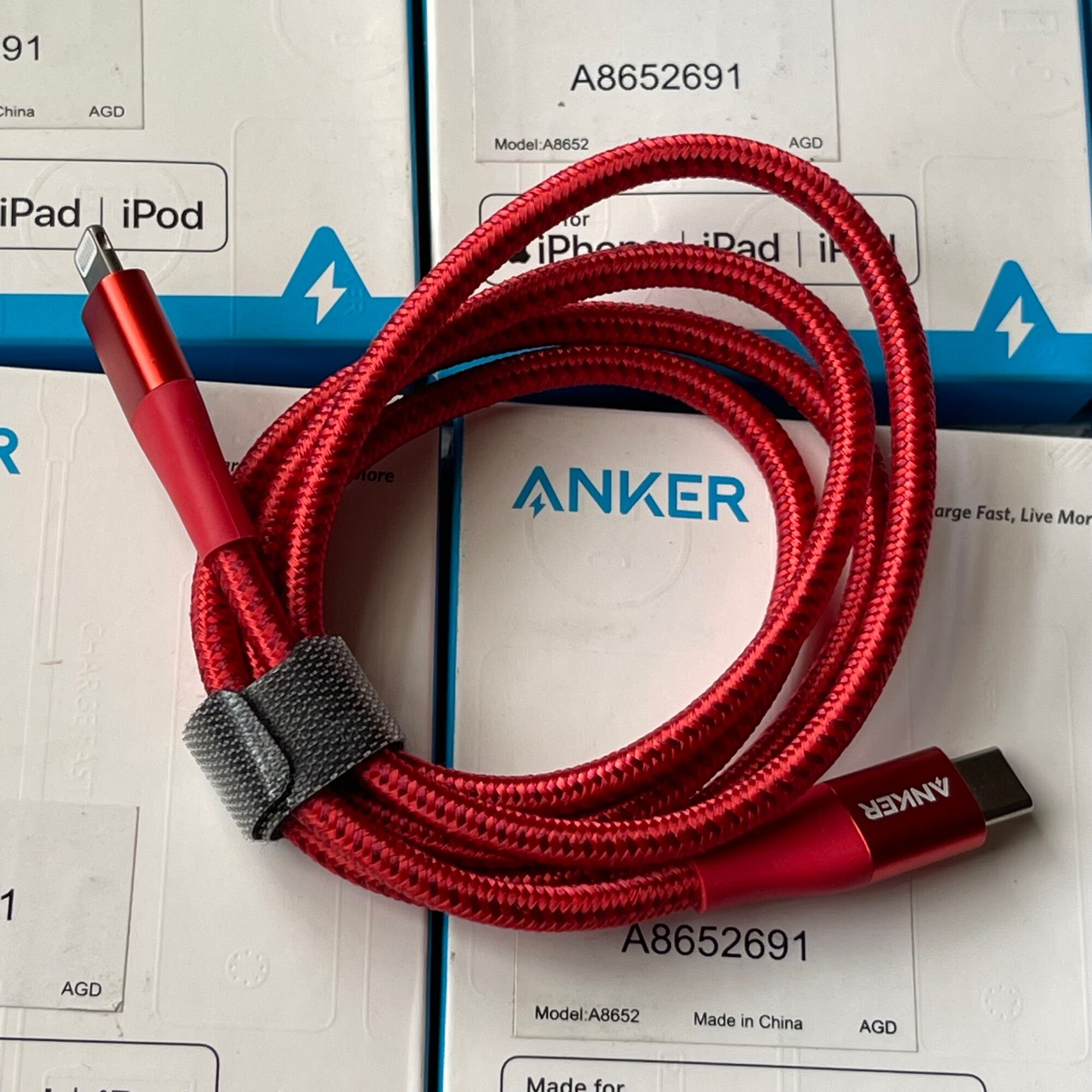 Cáp Anker A8652 Type C to Lightning 0.9m (New)