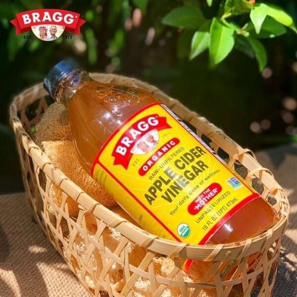Giấm táo hữu cơ Bragg 946ml