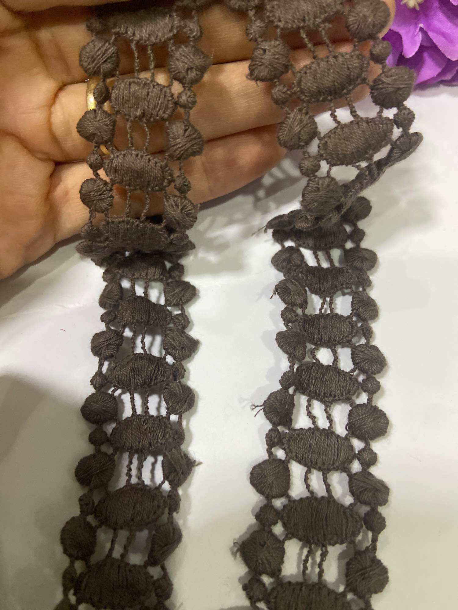2m Ren viền màu xanh đen side 2,5cm (R2)