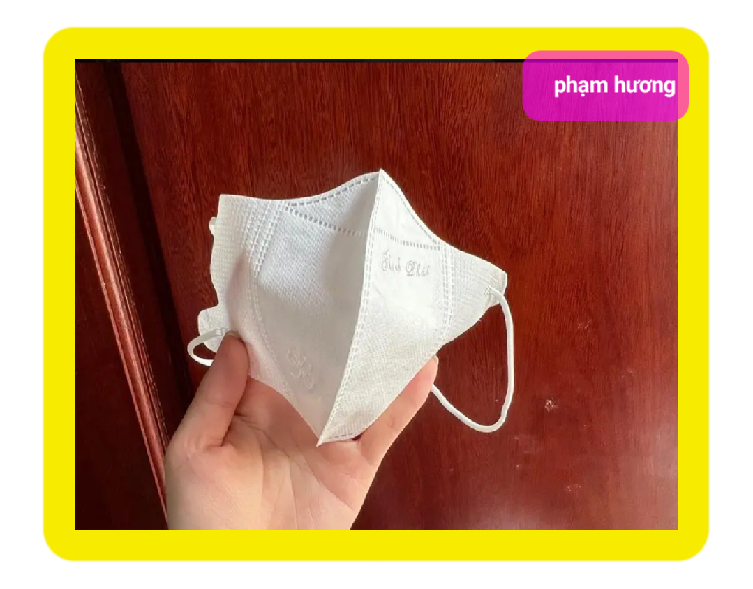1 túi 10 chiếc khẩu trang 5D mask