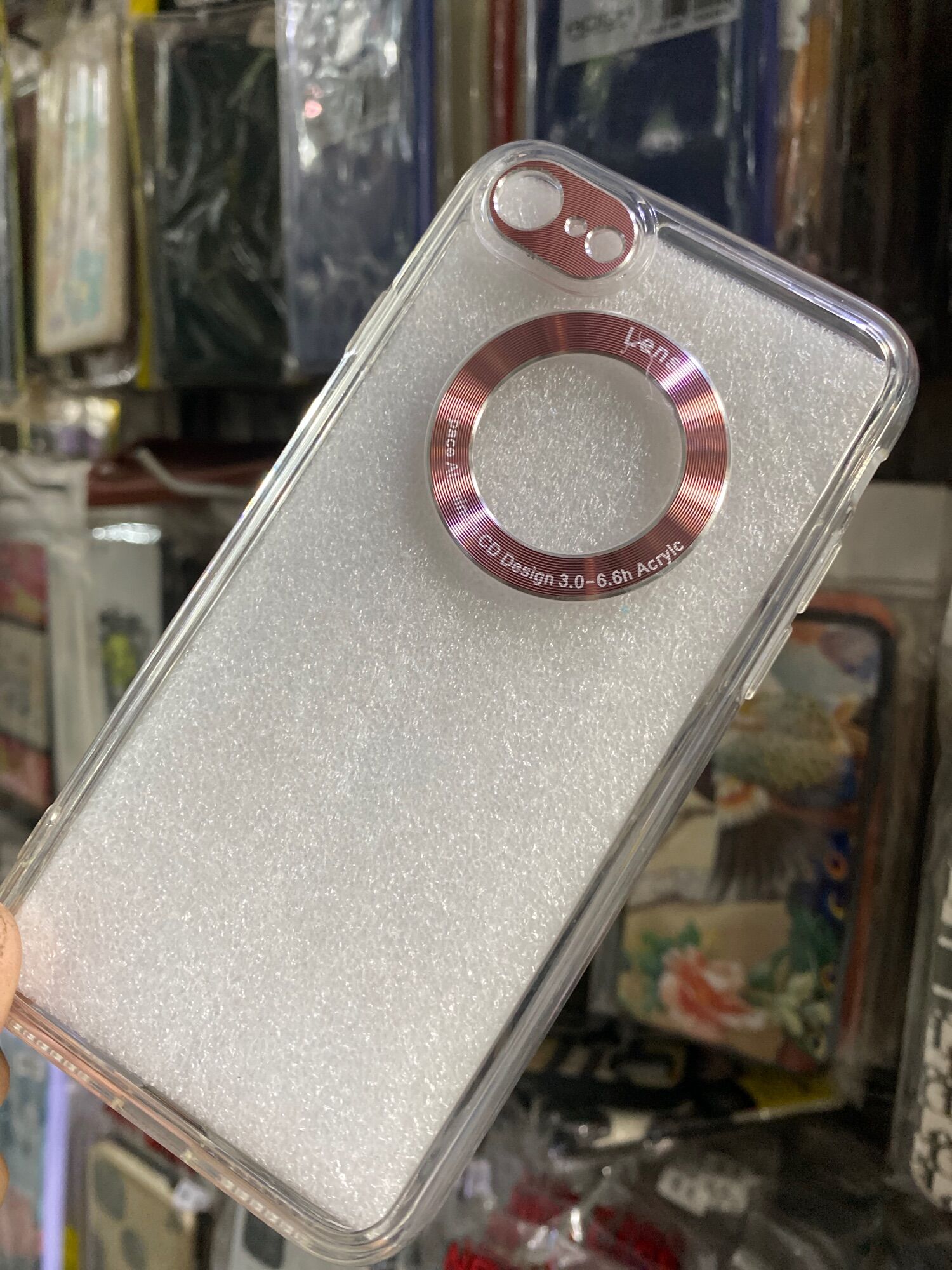 iPhone 7G/8G  Ốp lưng cứng trong suốt cực đẹp