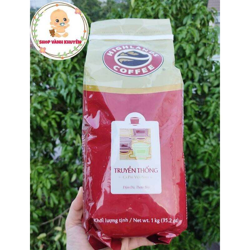 Cà phê bột Truyền thống Highland Coffee 1kg .